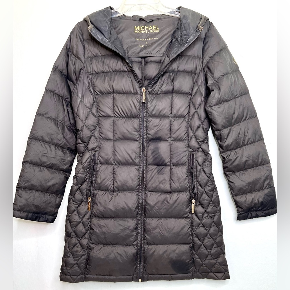 Michael Kors Light Puffer Packable Down Filled Jacket Sz. Sm.